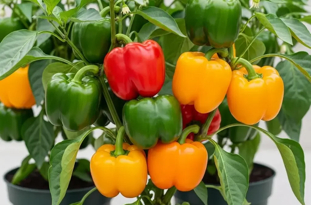 Growing Bell Peppers Indoors for Better Light, Healthier Plants, and Real Fruit
